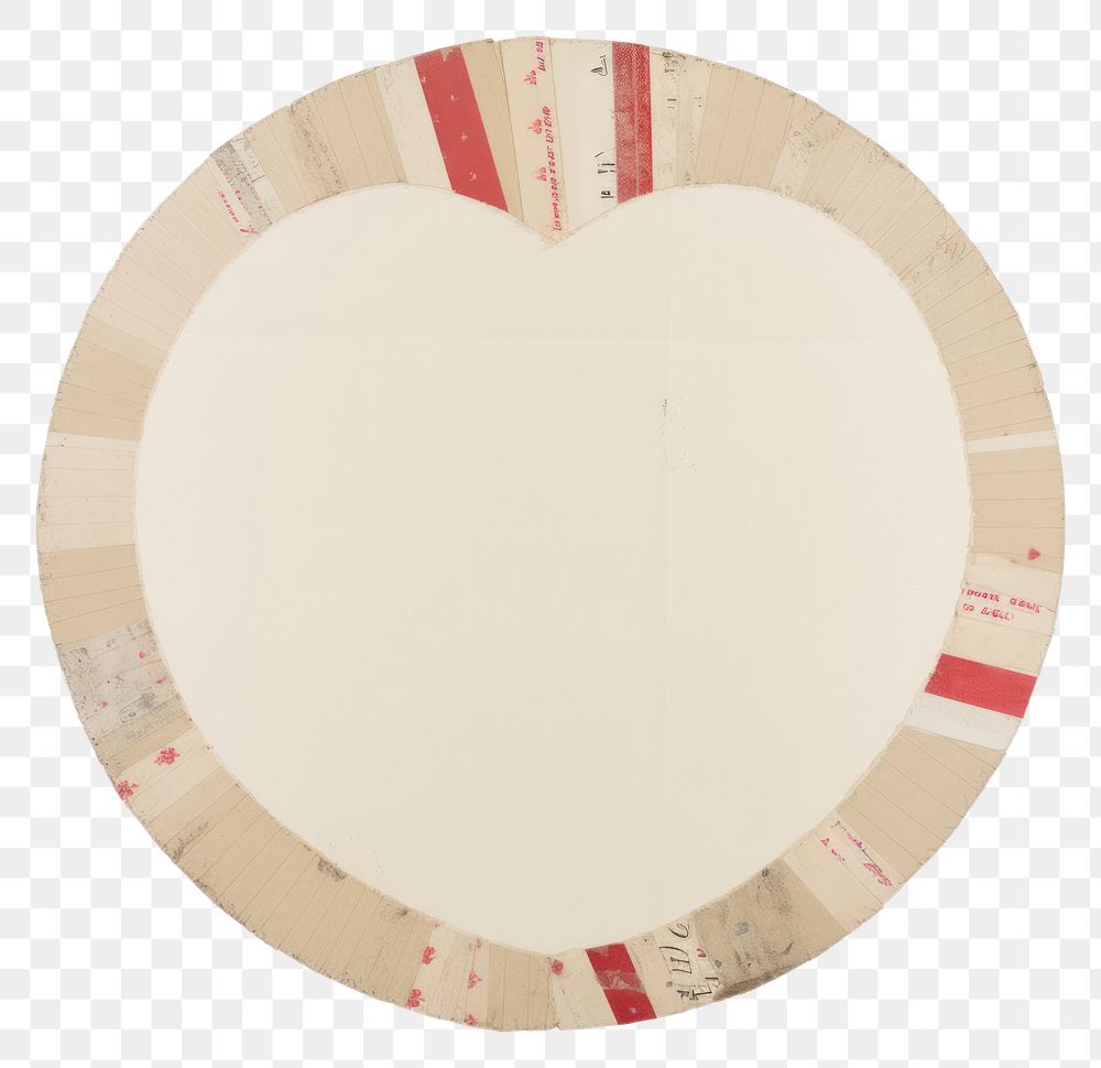 PNG Heart white background dishware absence.