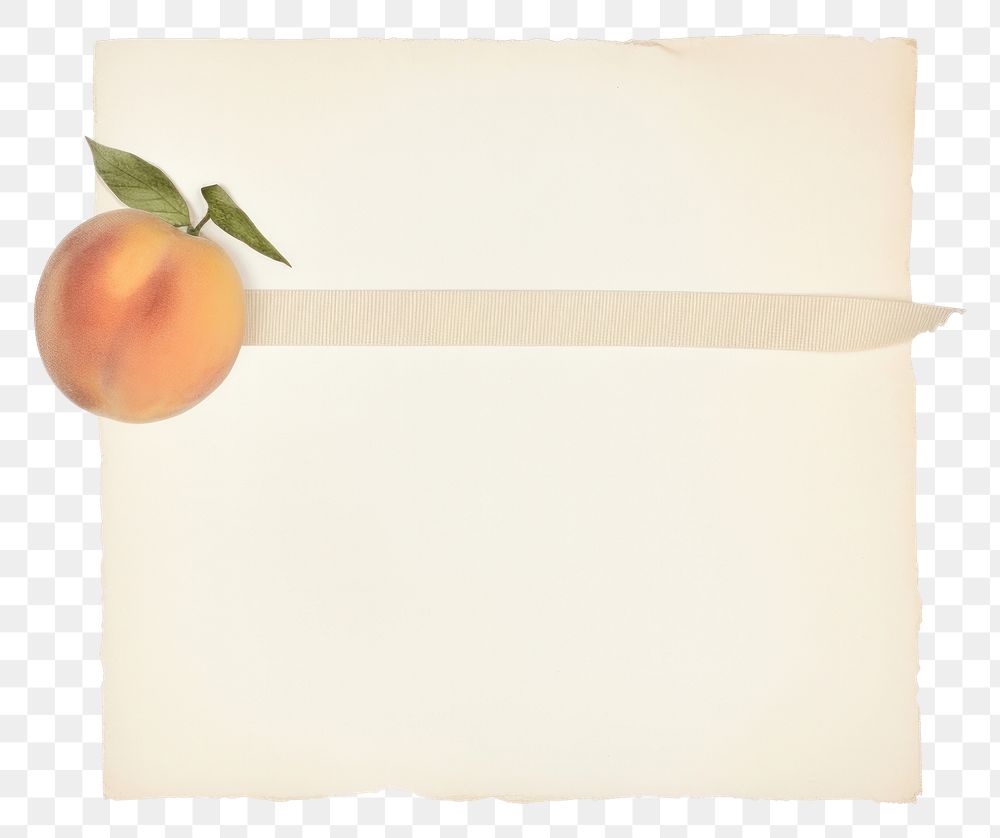 PNG Peach fruit paper plant.