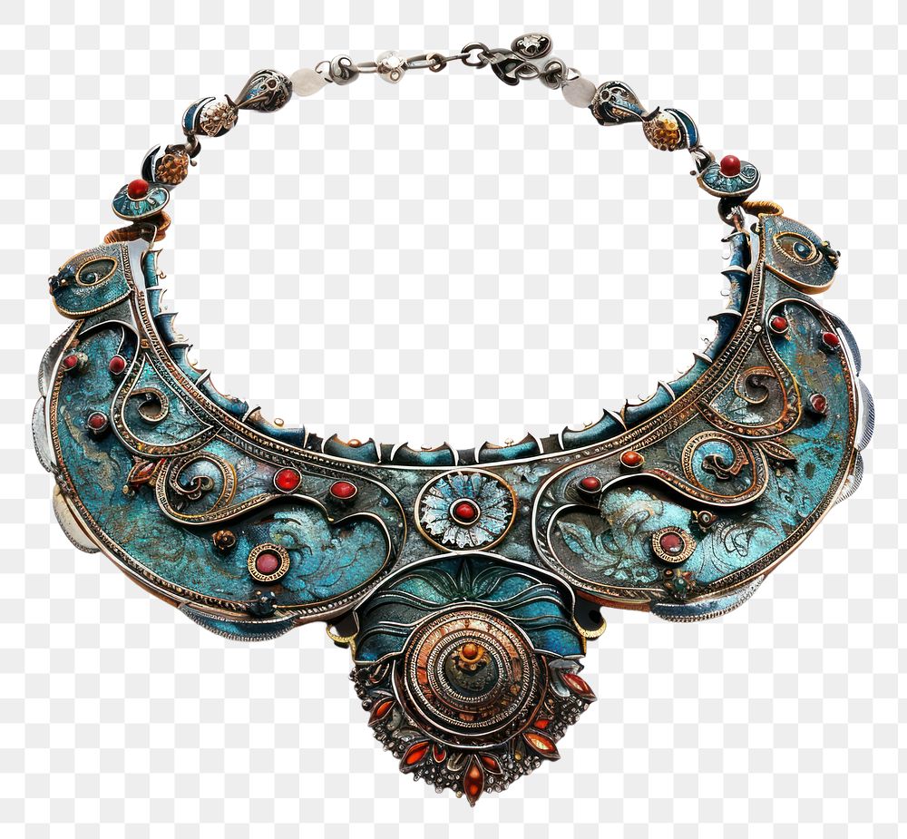 PNG Ottoman painting of necklace bracelet jewelry pendant.