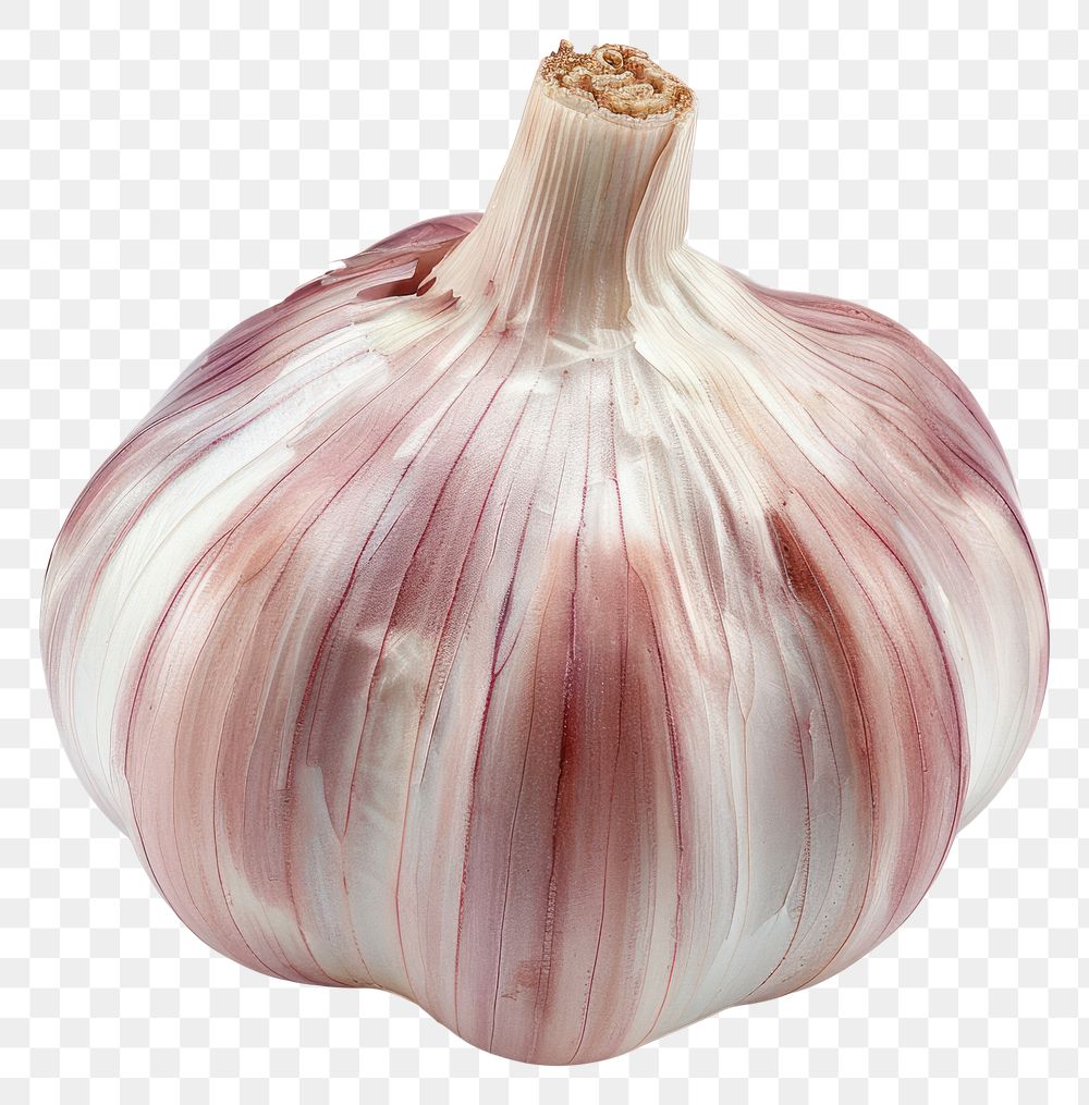 PNG Photo of a garlic vegetable produce plant.
