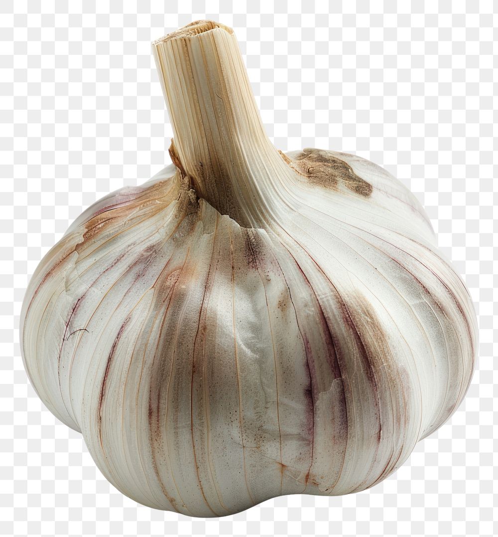 PNG Photo of a garlic vegetable produce plant.