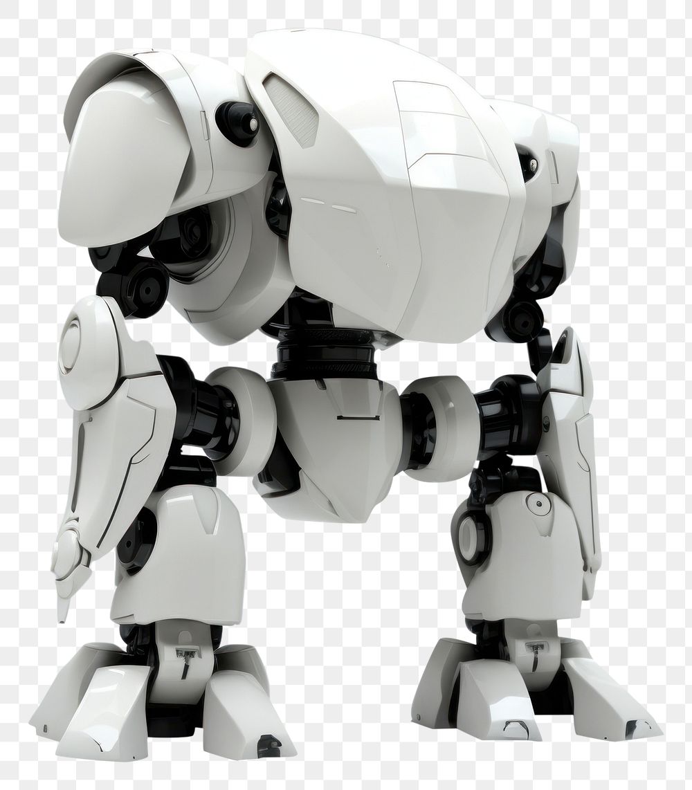 PNG Robot robot white toy.