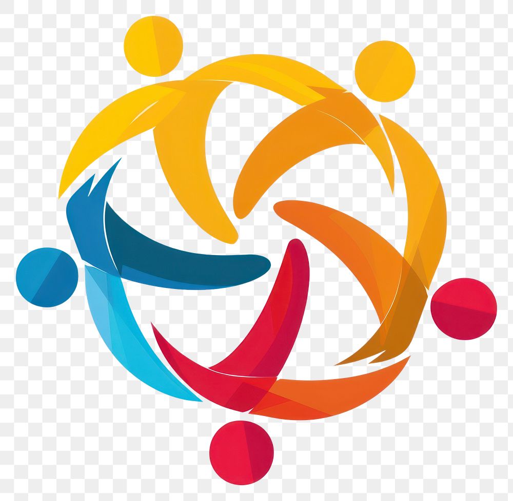 PNG Logo of teamwork togetherness cooperation creativity