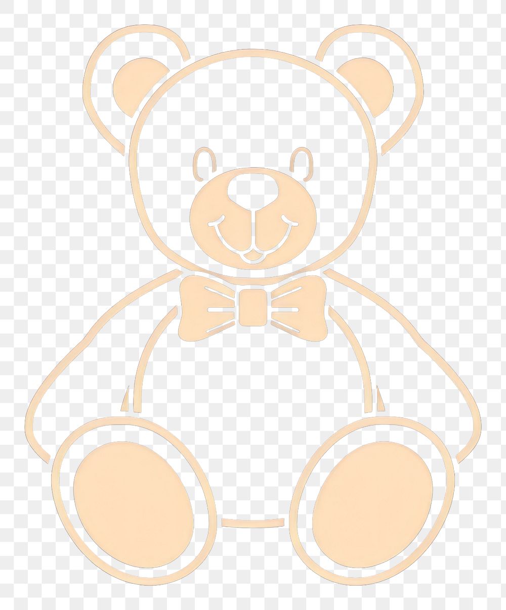 PNG Logo of teddy bear cartoon toy representation.