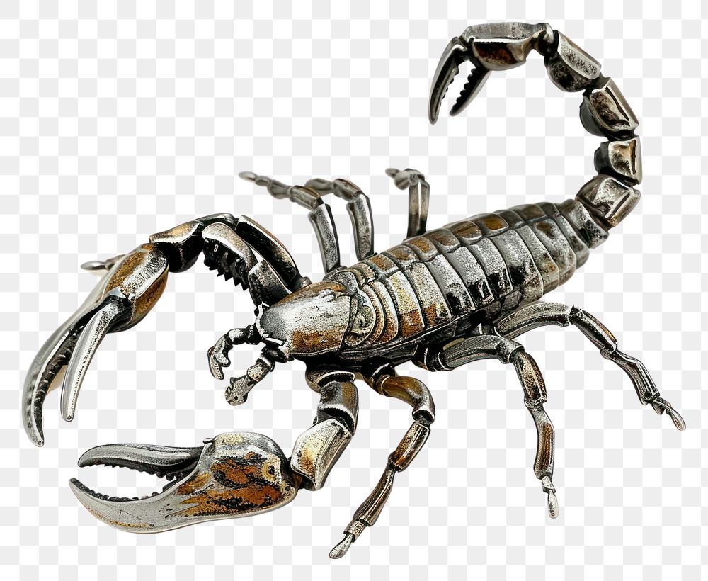 PNG Scorpion animal insect white background.