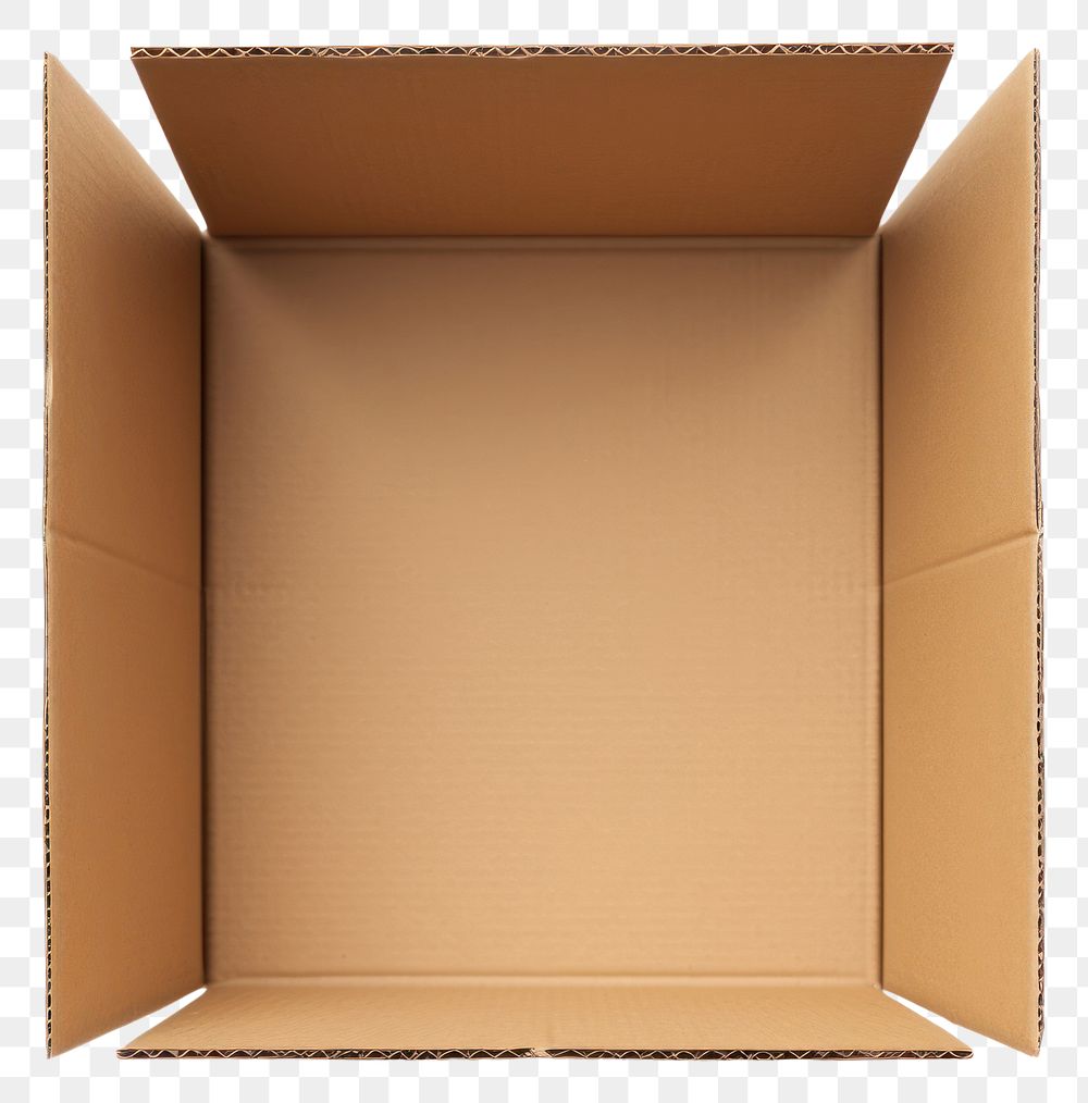 PNG Paper box open backgrounds cardboard carton