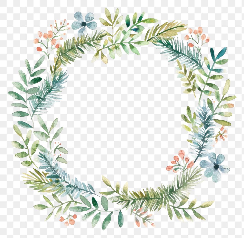 PNG Pattern wreath backgrounds circle.