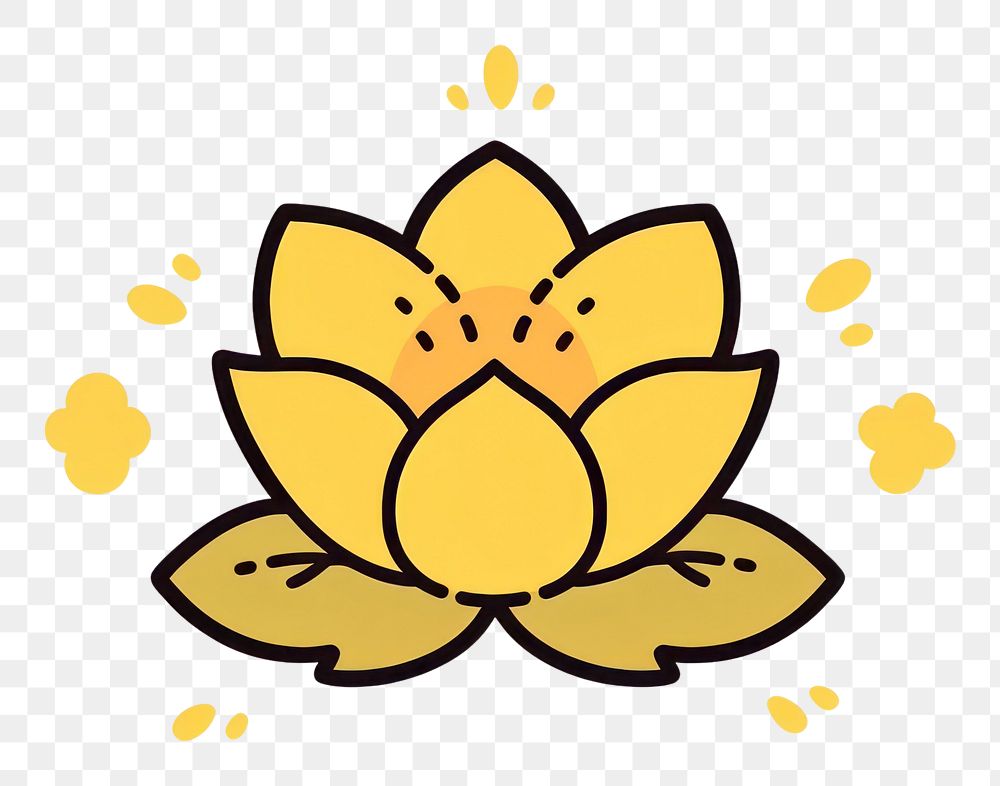 PNG Yellow lotus flower creativity asteraceae.