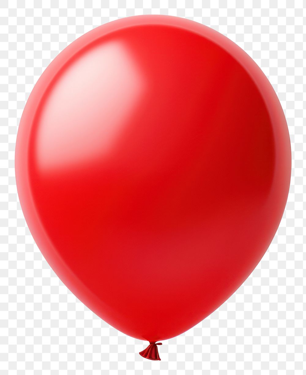 PNG  Red circle balloon red white background.