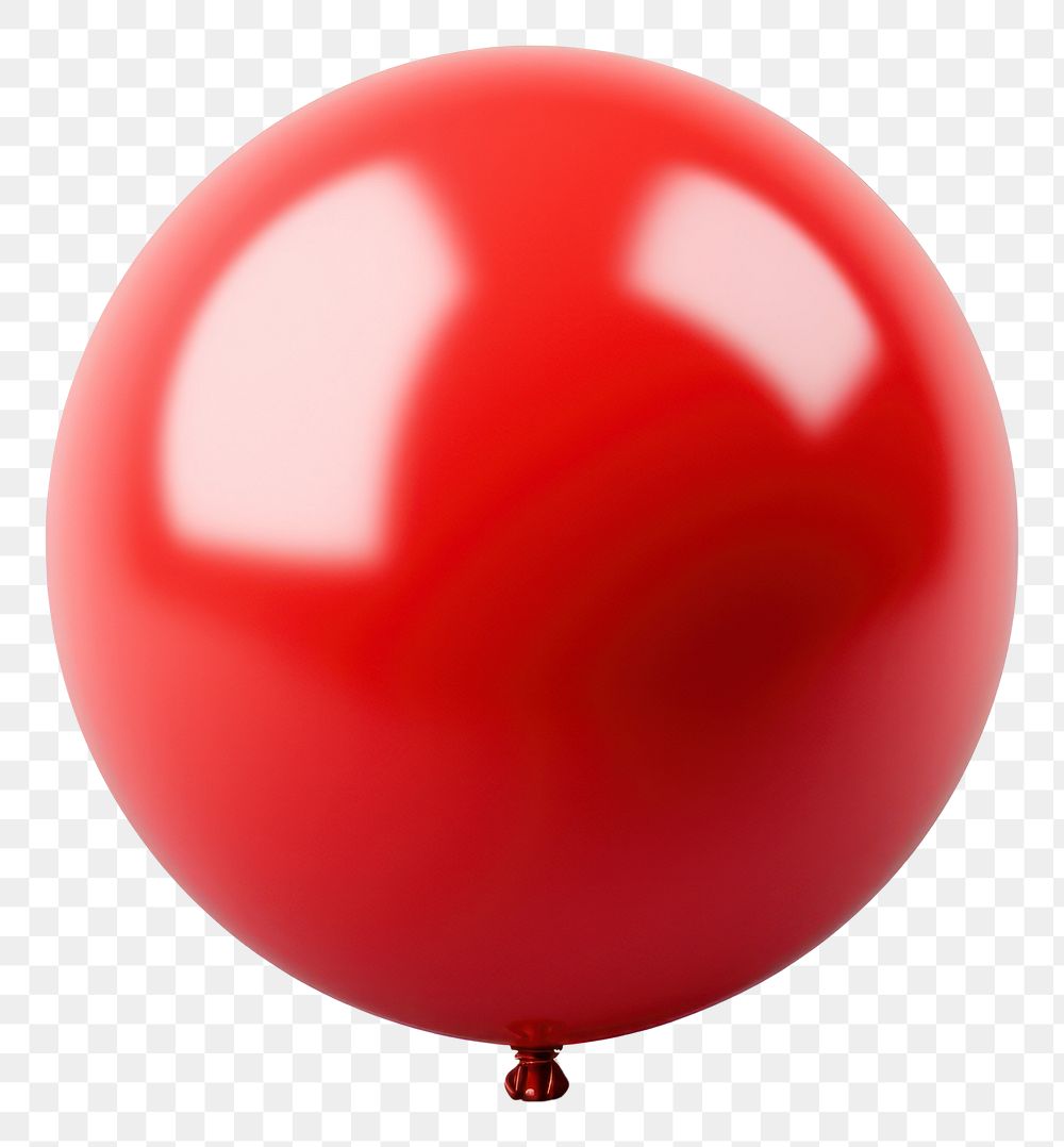 PNG  Red circle balloon sphere red.