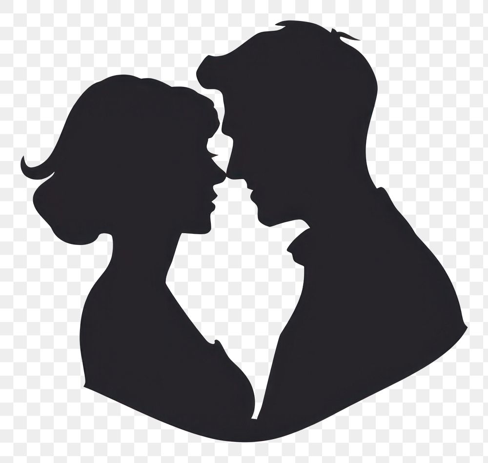PNG Couple icon silhouette clip art stencil female person.