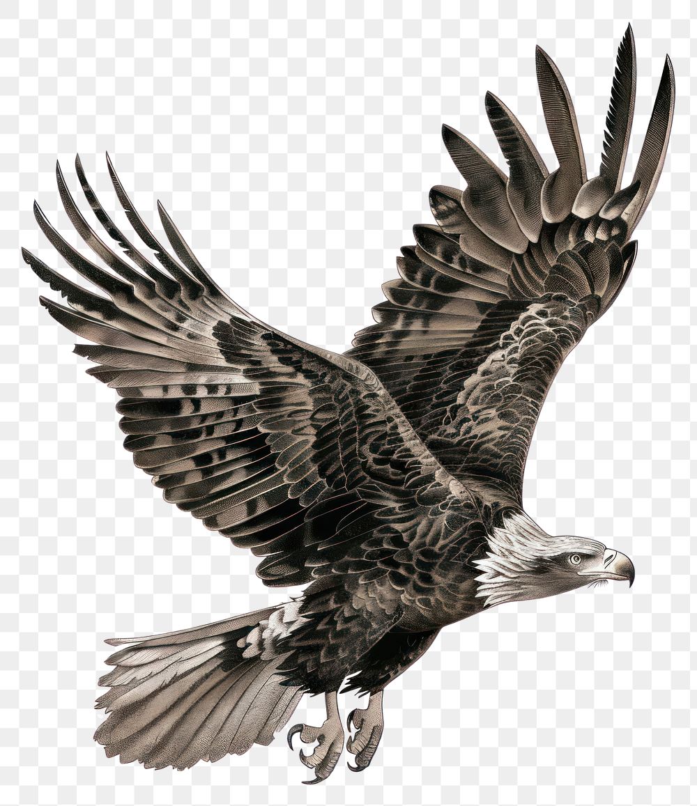 PNG  Flying eagle vulture animal bird