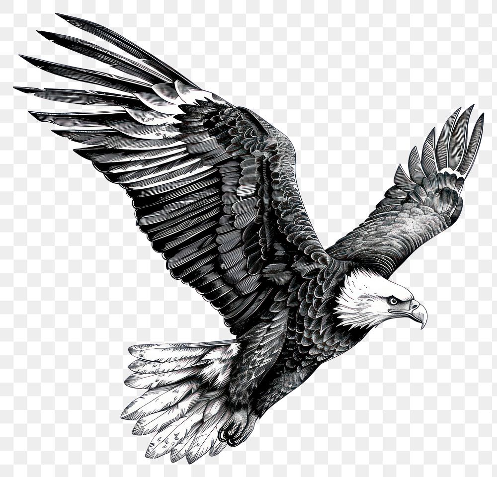 PNG  Eagle animal flying bird