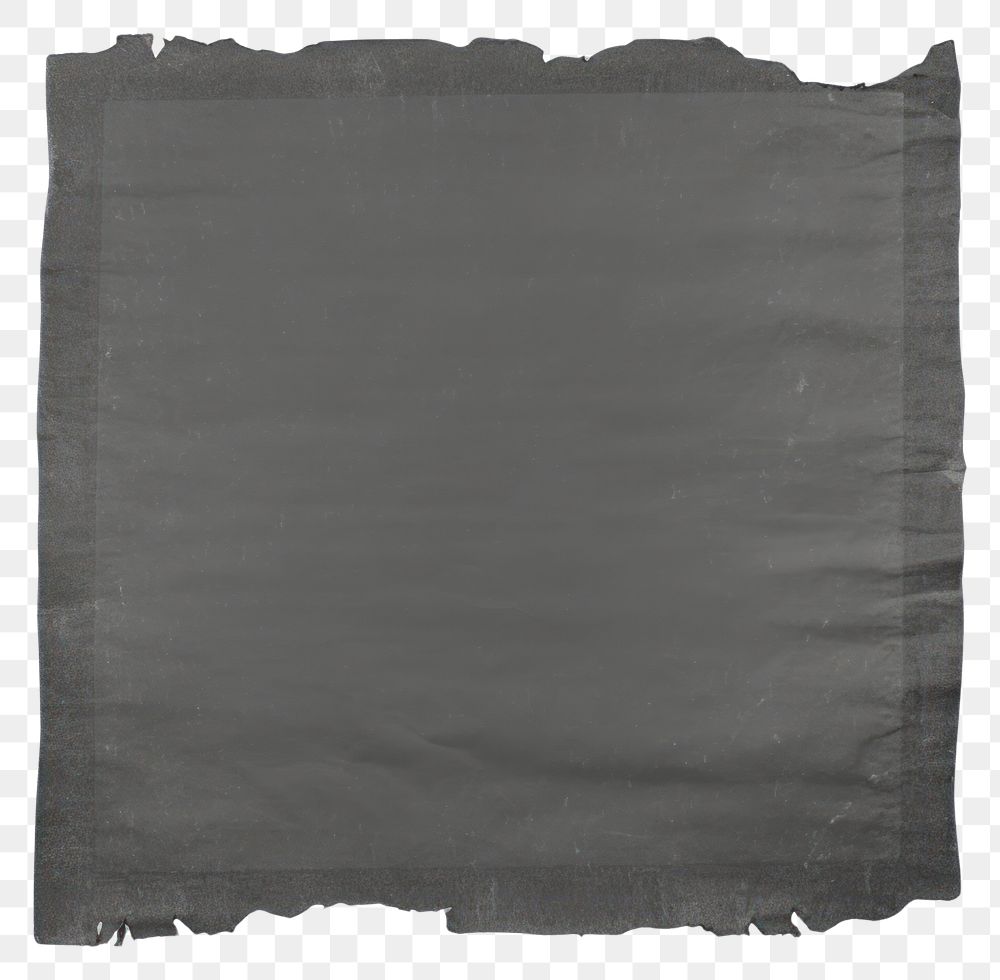 PNG Faded black ripped paper blackboard animal slate.