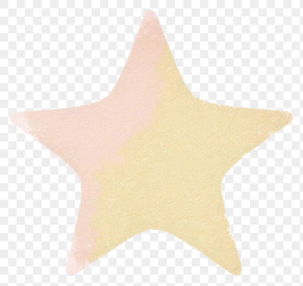 PNG Glitter star shape ripped paper symbol animal shark.