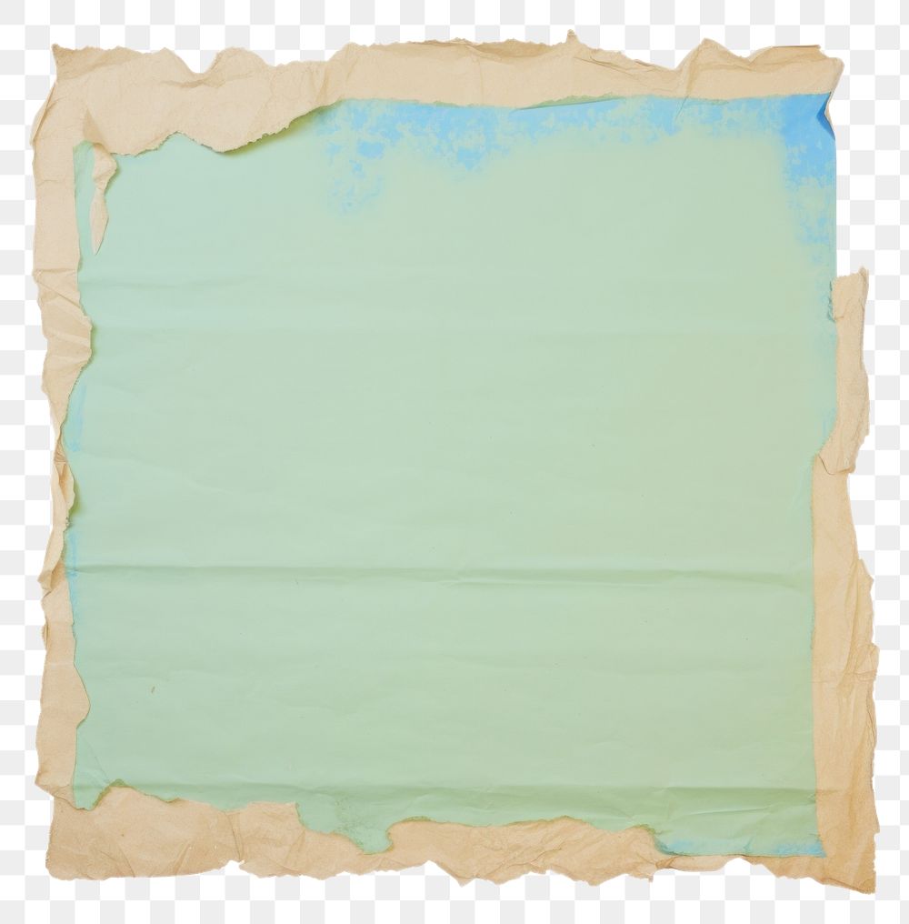 PNG Green-blue ripped paper text canvas diaper