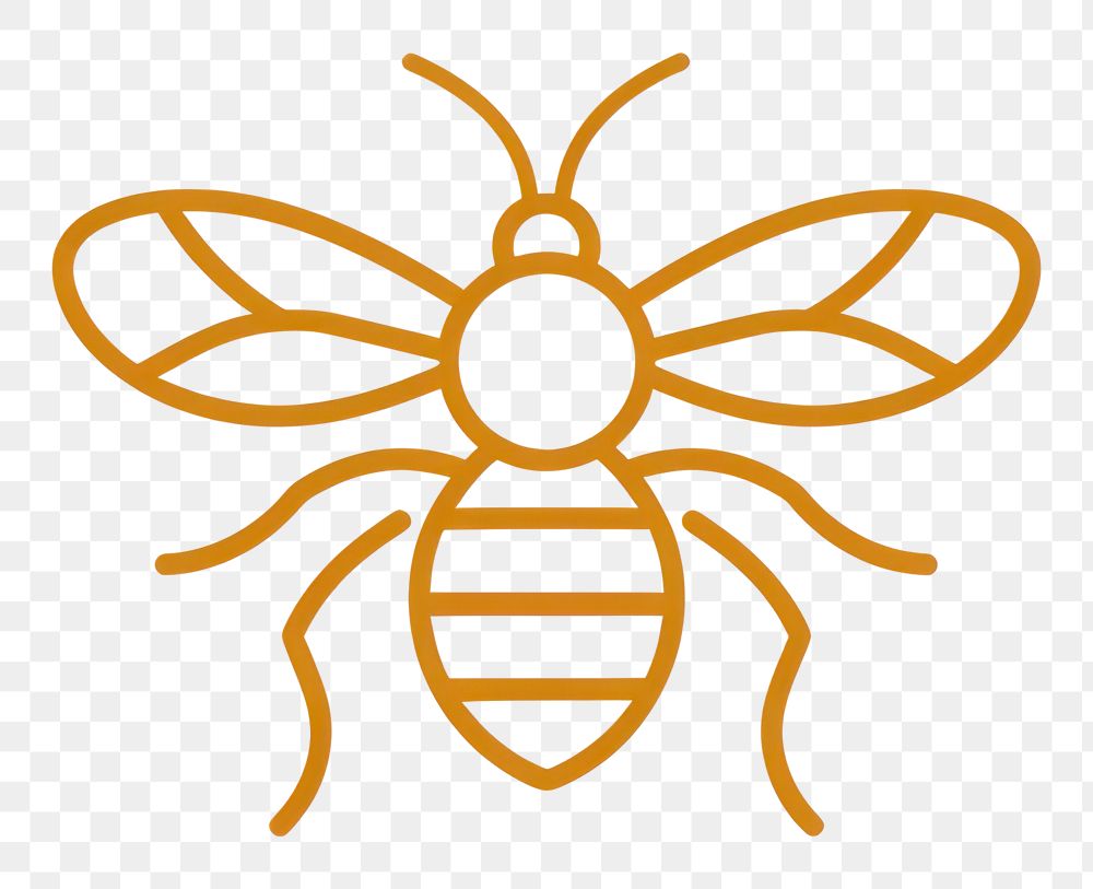 PNG Bee logo invertebrate andrena.