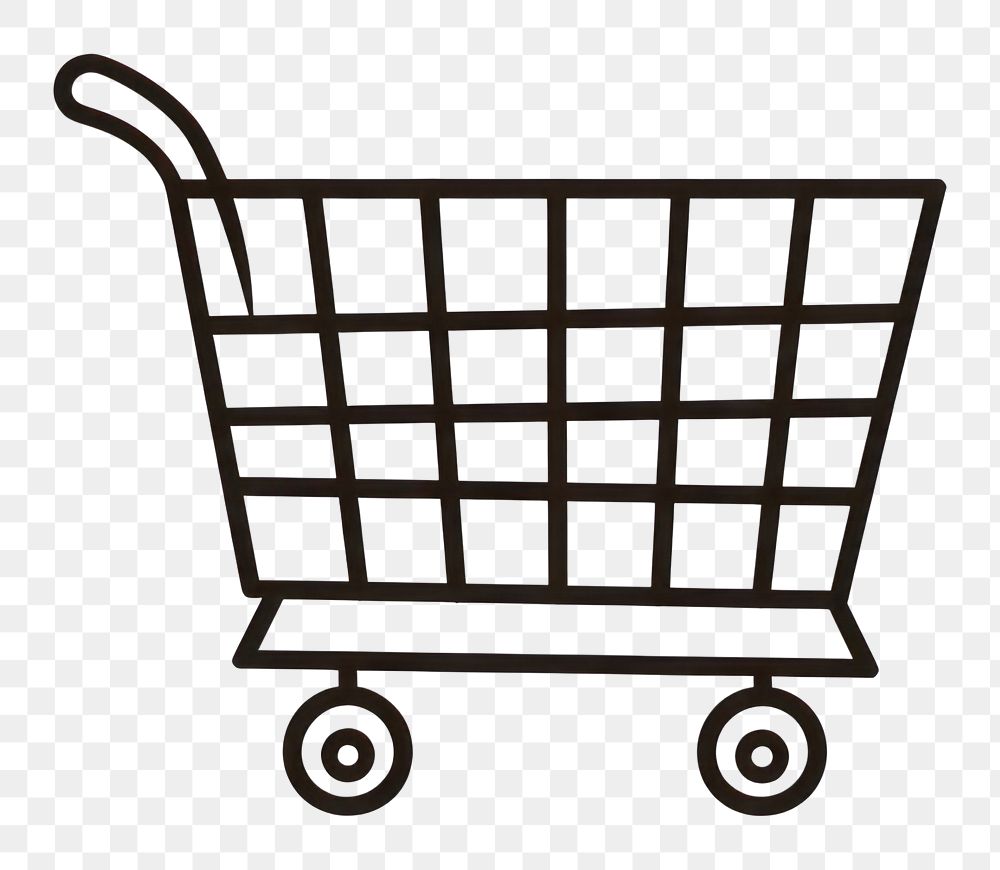 PNG Shopping furniture crib shopping cart.