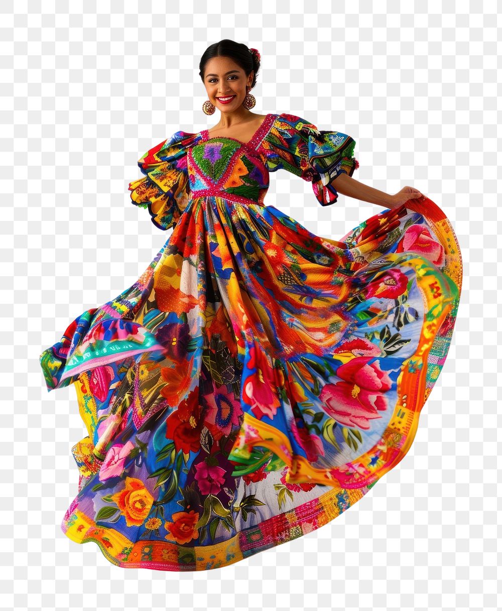 PNG Latina Colombian woman dress recreation performer