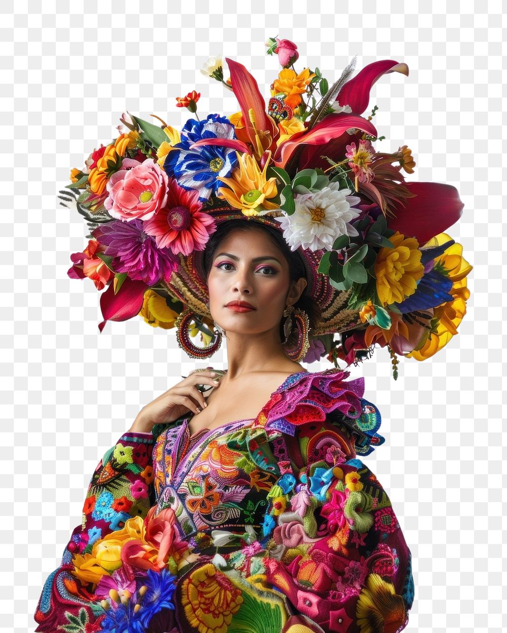 PNG The Latina Colombian woman pattern photo photography