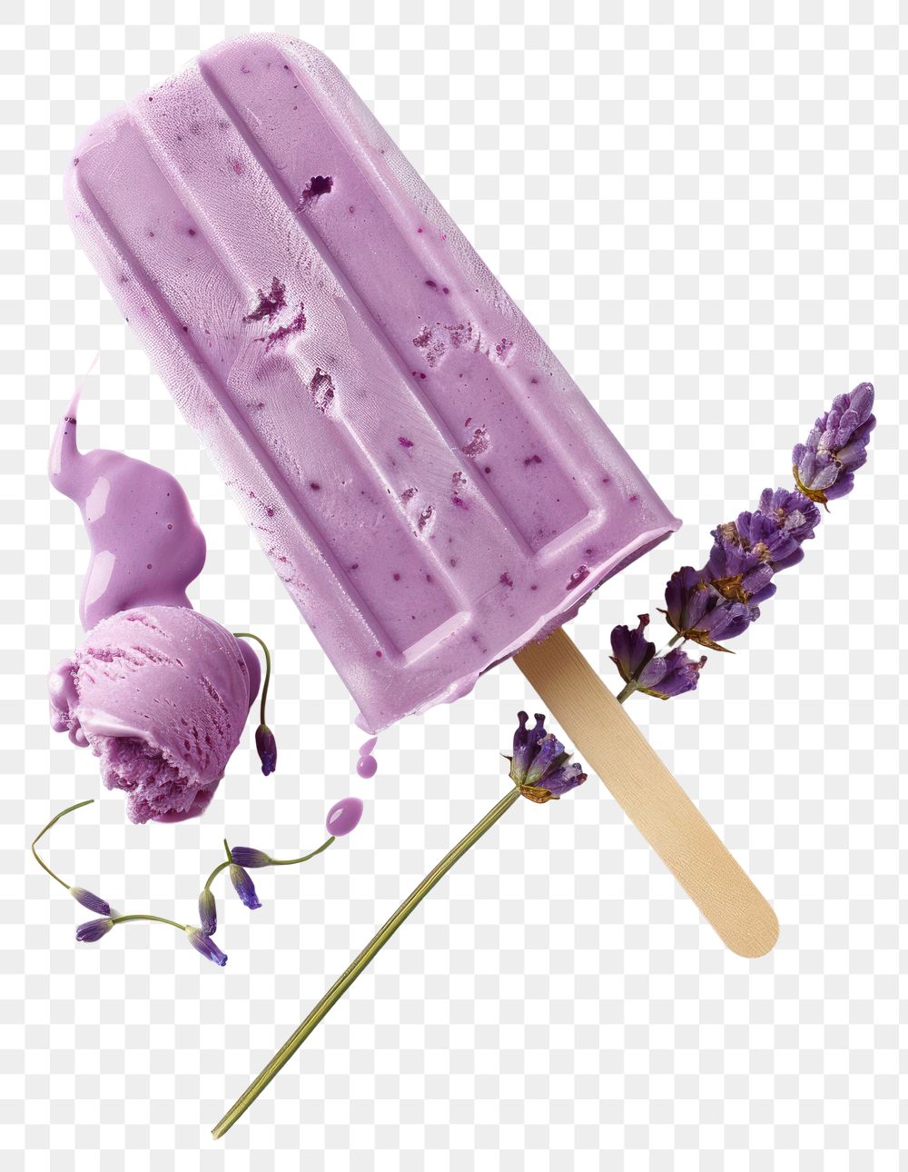 PNG Luscious Lavender Dream ice cream dessert creme food
