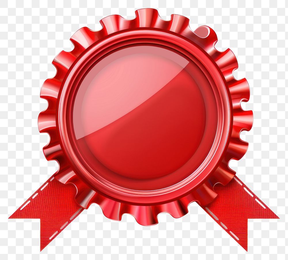 PNG Gradient red Ribbon award badge icon dynamite weaponry symbol