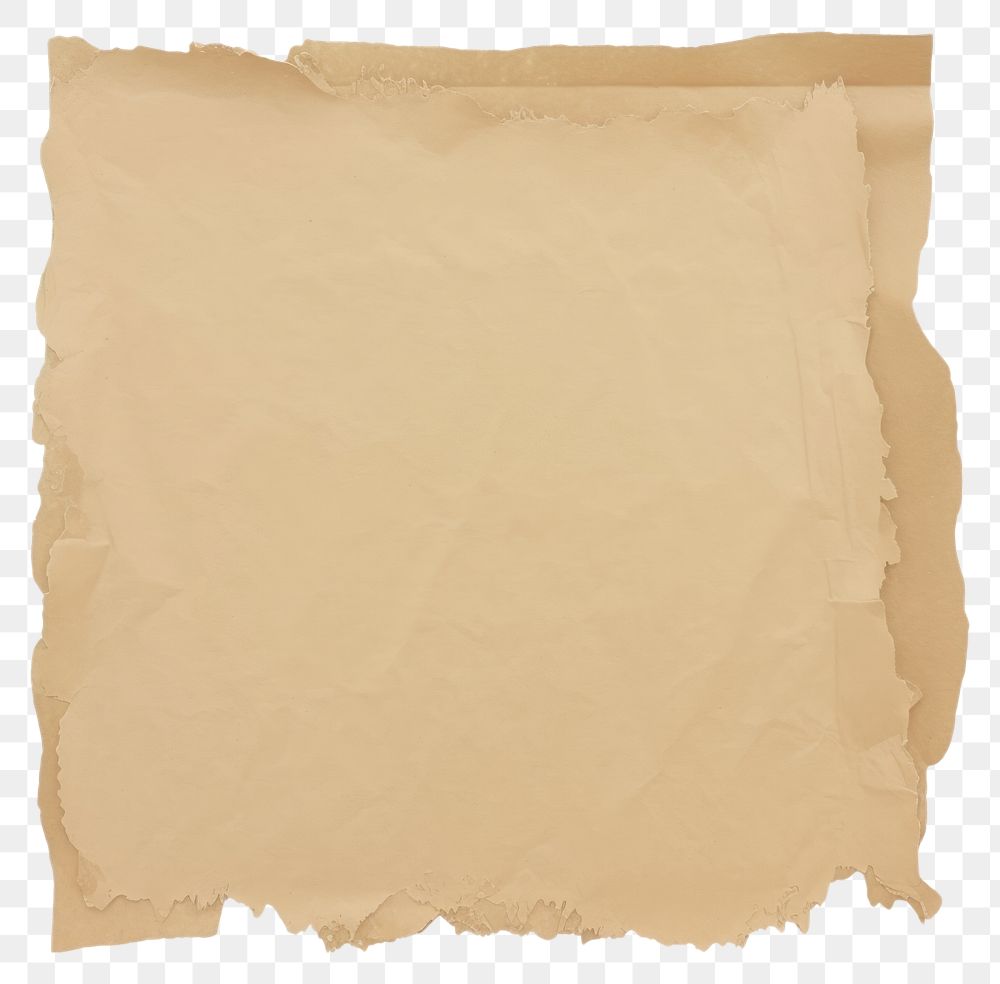 PNG Beige ripped paper text cushion diaper