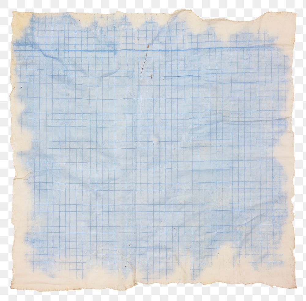 PNG Blue grids ripped paper texture blackboard linen.