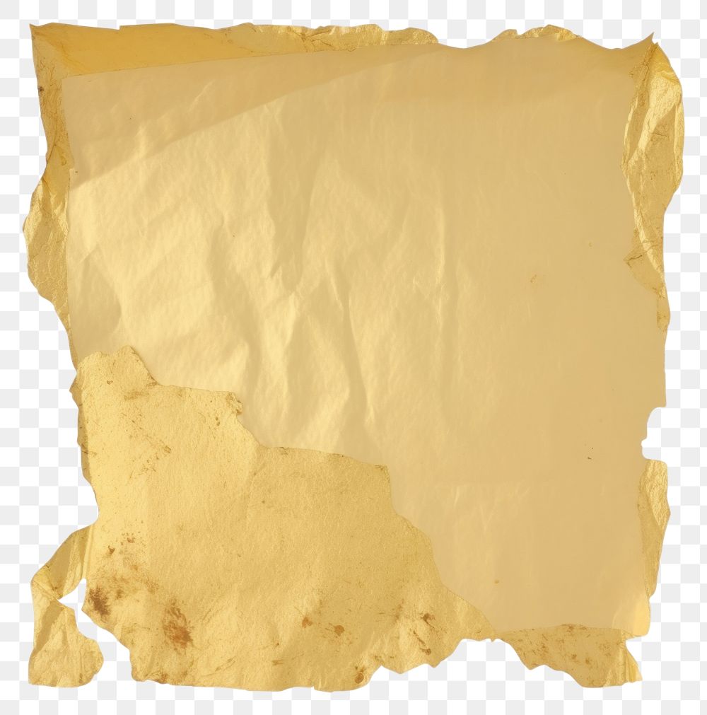 PNG Gold ripped paper diaper.