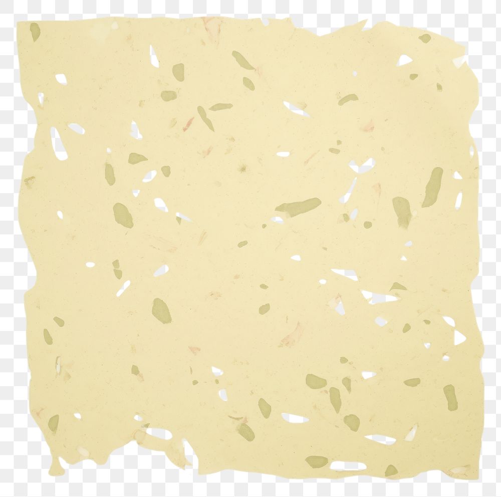 PNG Olive terrazzo ripped paper confetti diaper home decor.
