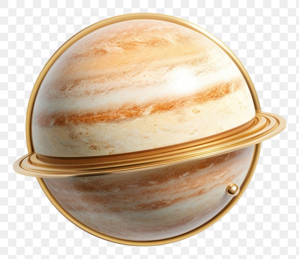 PNG Brooch of cute planet astronomy universe space.