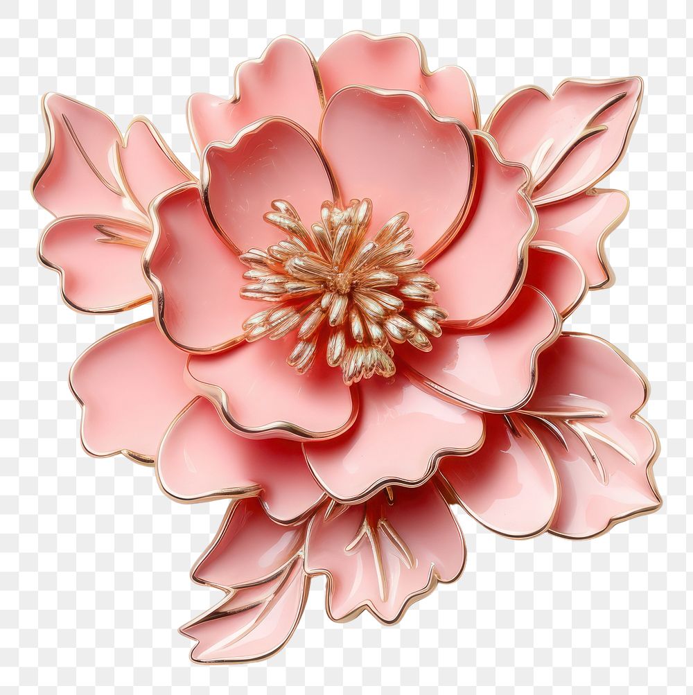 PNG Brooch of peony accessories accessory dynamite
