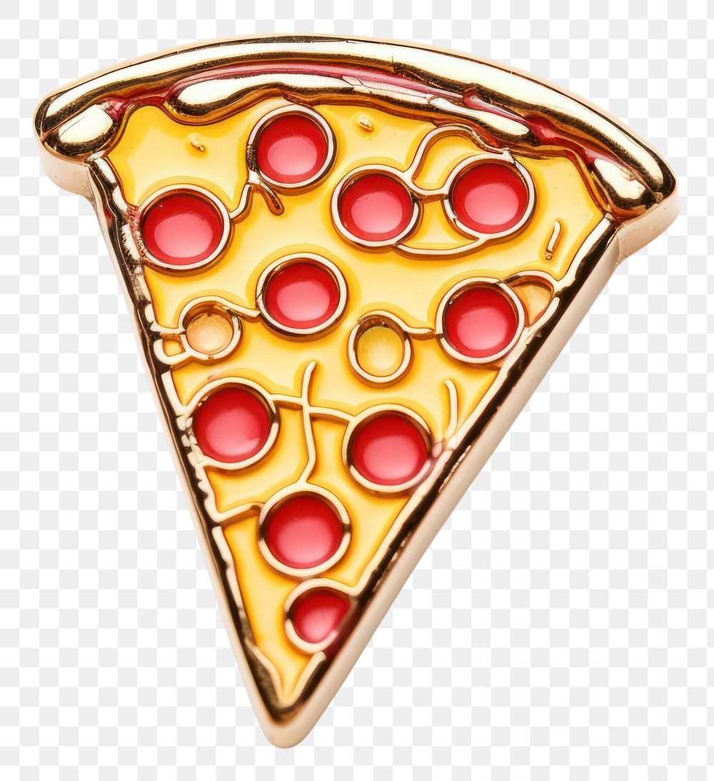 PNG Brooch of pizza accessories medication accessory