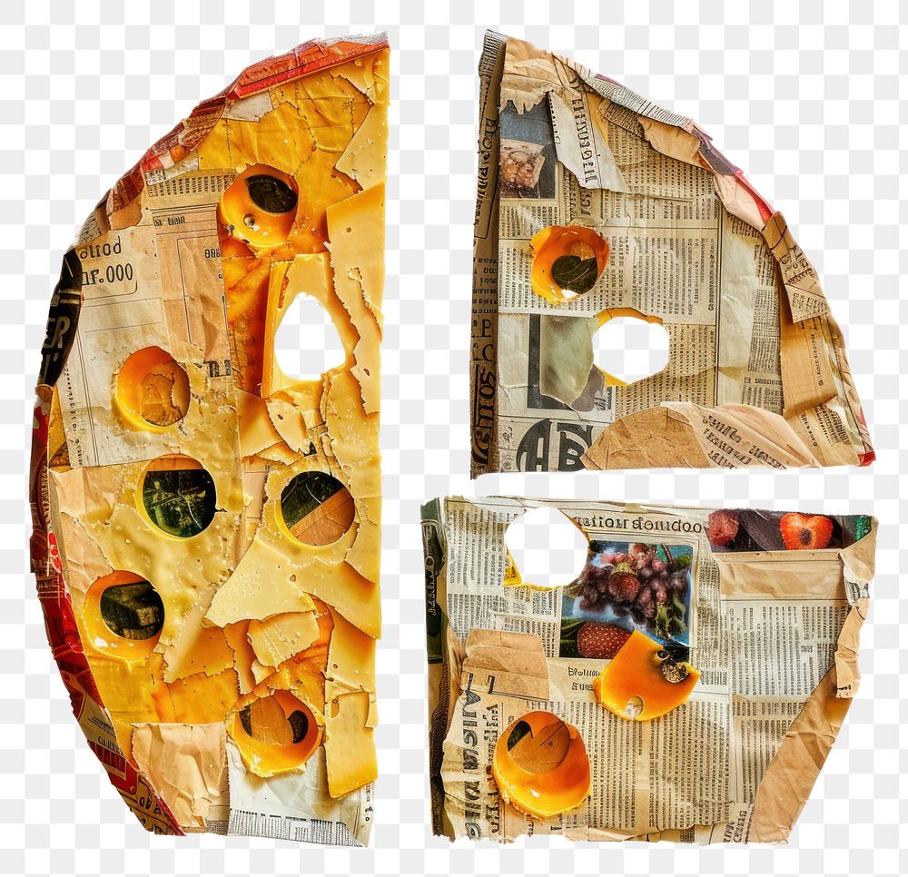 PNG Collage bread text food.