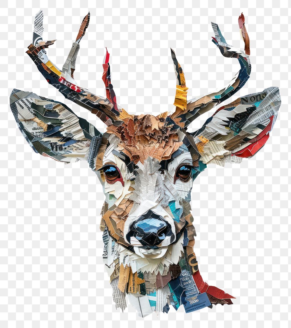 PNG Deer wildlife antelope animal.