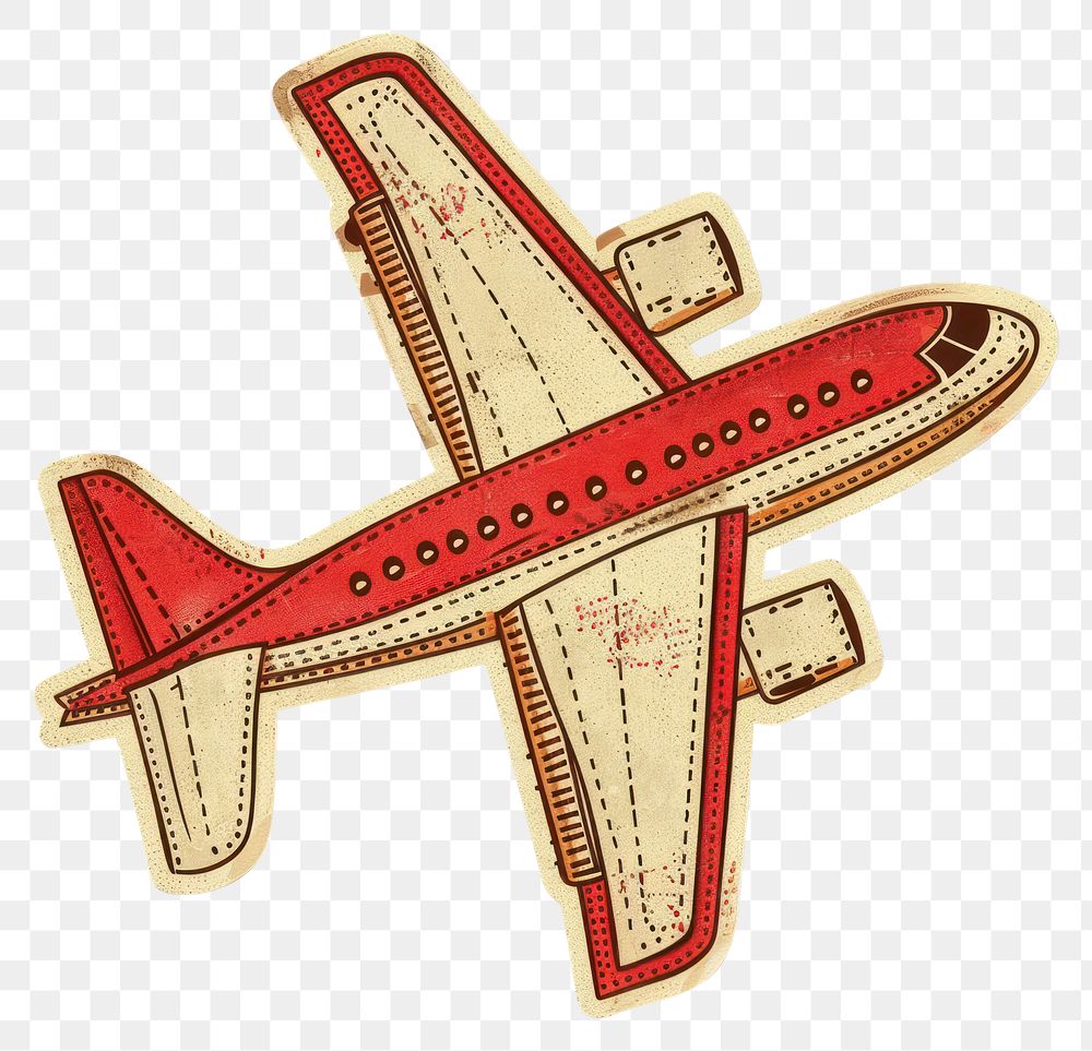 A airplane shape ticket transportation furniture aircraft