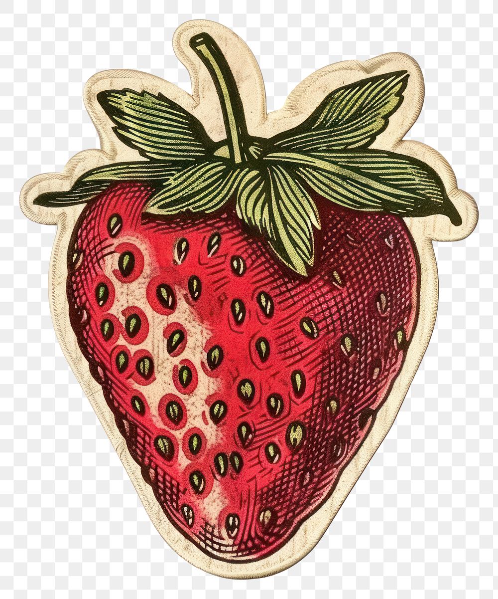 Strawberry shape ticket accessories accessory produce