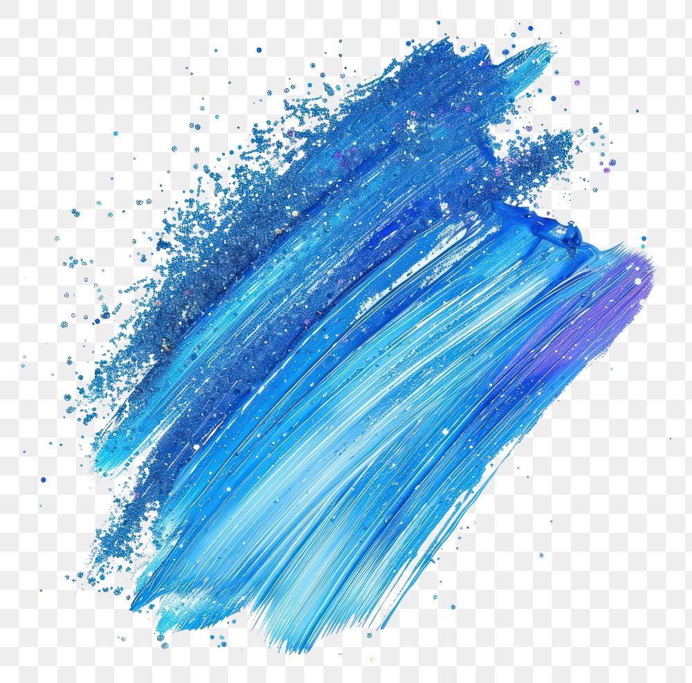 PNG Blue brush strokes backgrounds paint white background