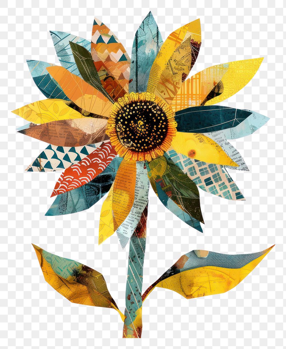 PNG Flower Collage sumflower sunflower pattern collage