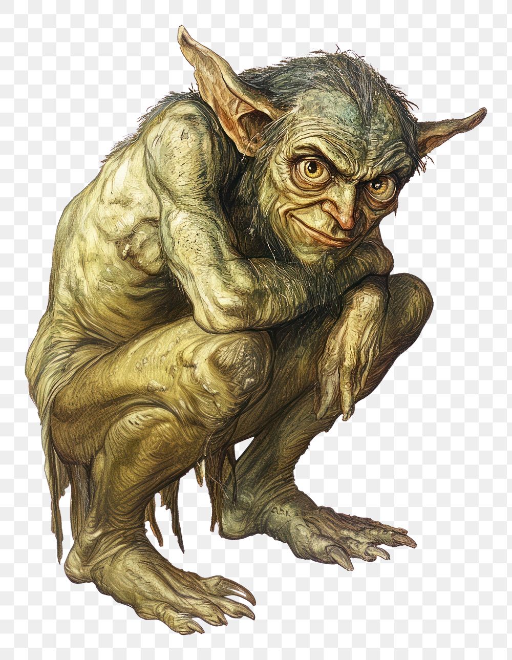 PNG A Goblin art illustration goblin.