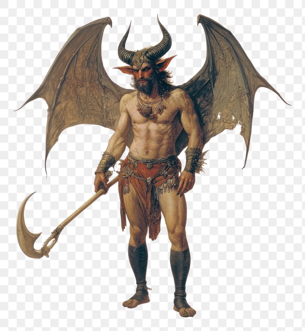 PNG A Devil art illustration man.