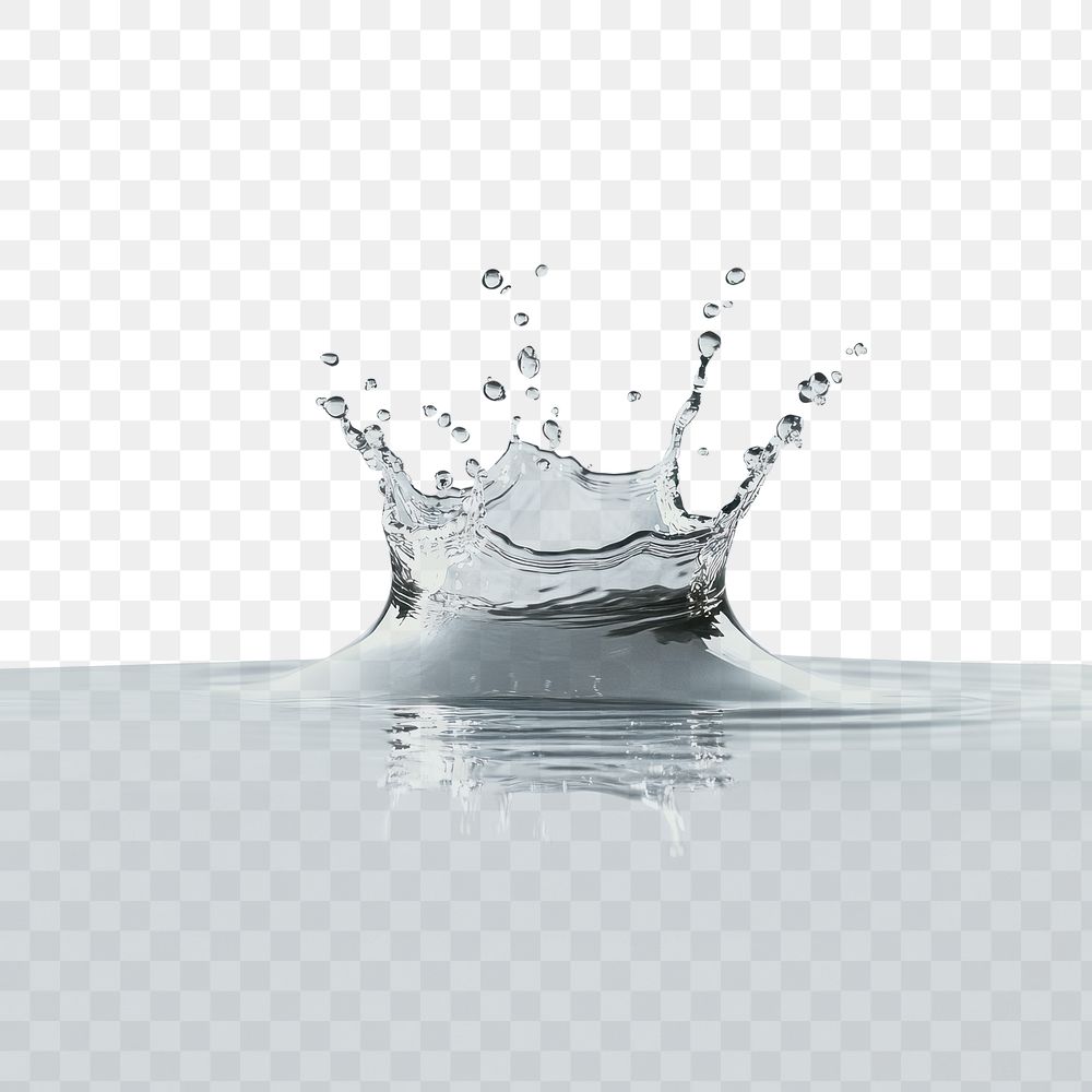 PNG An isolated water splash floating in the air horizontal on the center photography droplet nature.