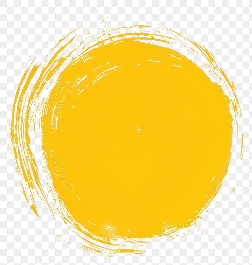 PNG A yellow dot illustration art brushstroke.