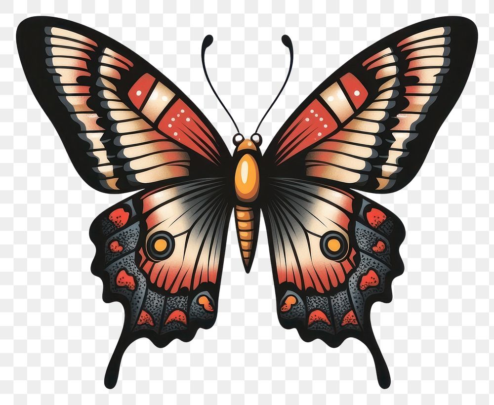 PNG Butterfly illustration insect design.