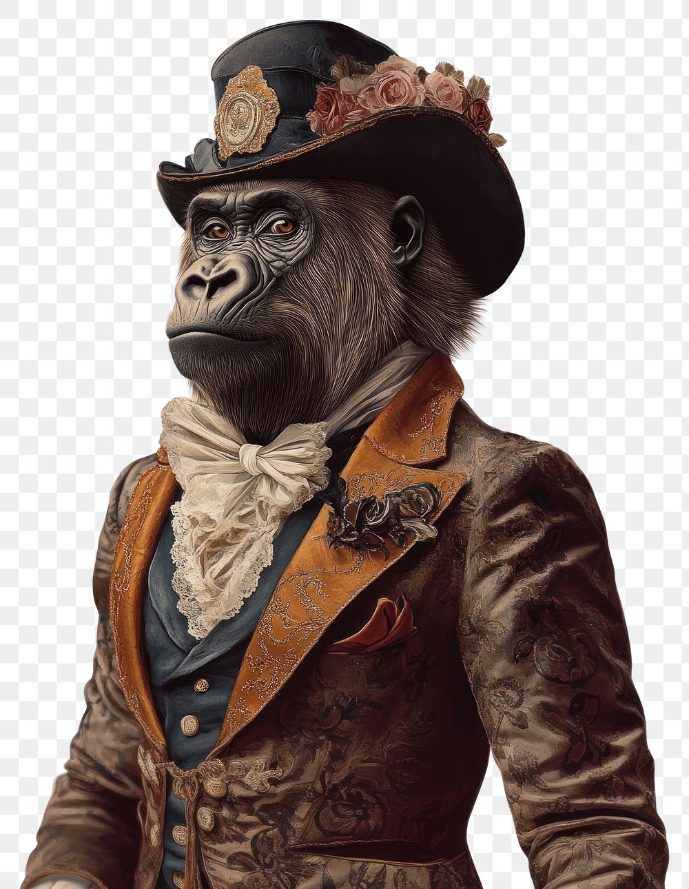 PNG Gorilla costumes animal victorian | Free PNG - rawpixel