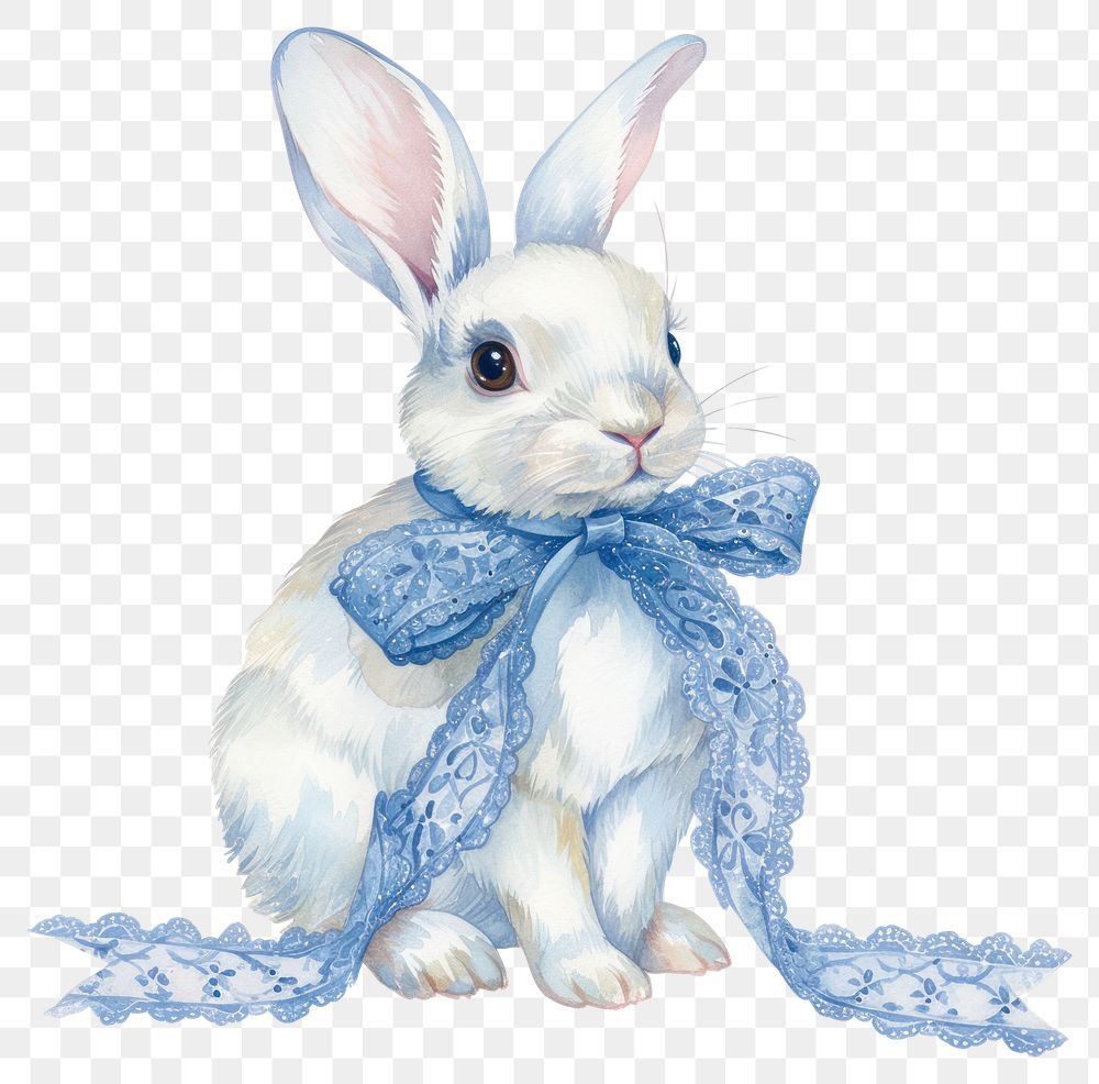 PNG A rabbit art illustration animal.