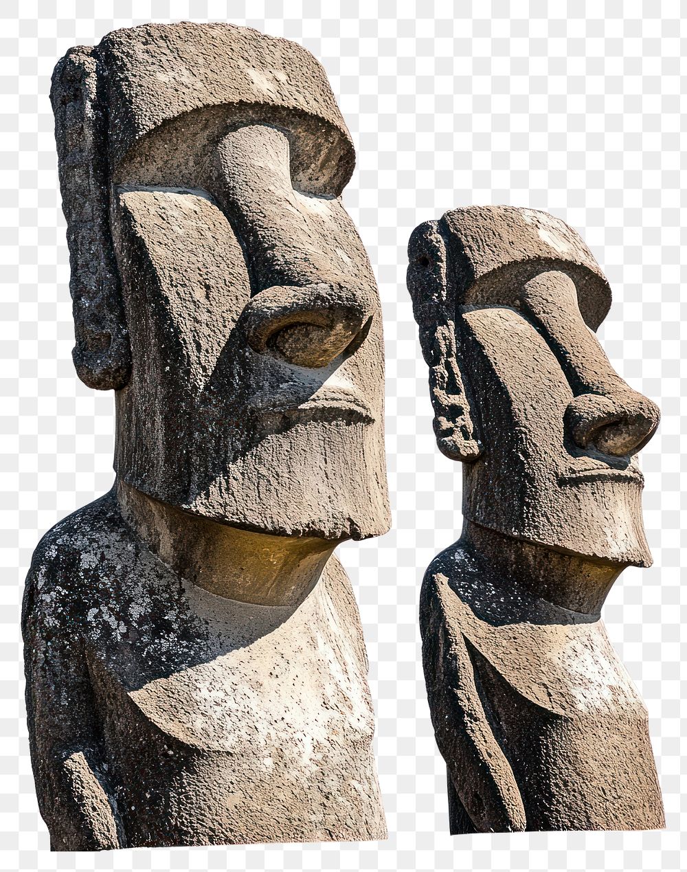 PNG Moai statues in Easter Island sculptures island easter.