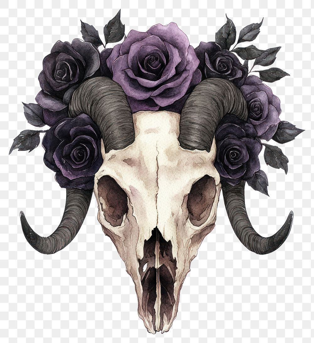 PNG Roses art gothic purple.