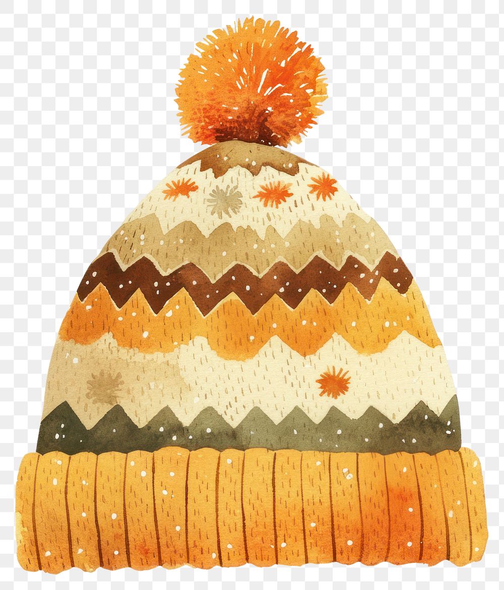 PNG Hat illustration clothing beanie.