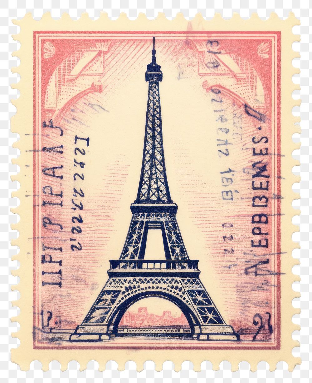 PNG Eiffel Tower in France postage eiffel tower.